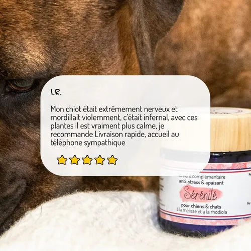 SÉRÉNITÉ - Compléments alimentaires pour chiens et chats - Antistress